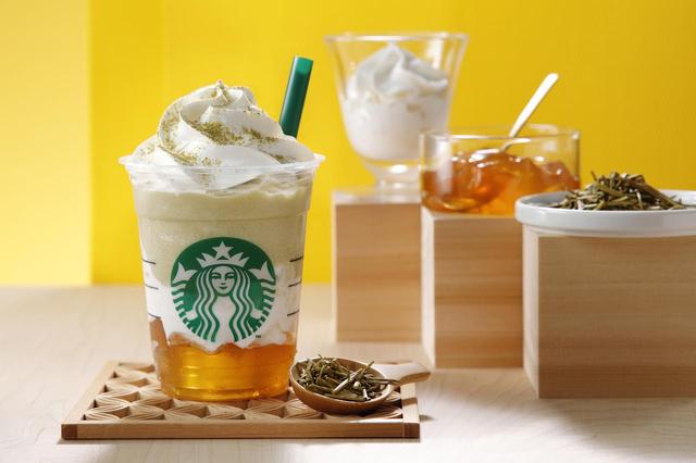 画像2: スターバックス×日本!黄金色の「加賀棒ほうじ茶フラペチーノ」が新発売