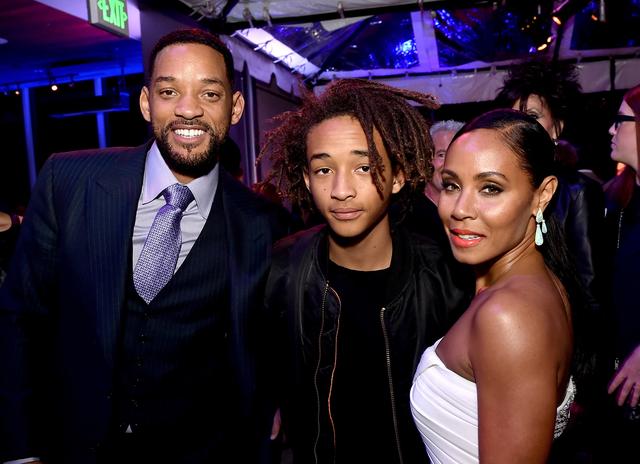 画像: 左から:ウィル・スミス、ジェイデン・スミス、ジェイダ・ピンケット・スミス。