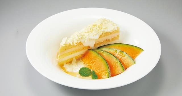 画像: メロンのショートケーキ 549円(税込592円)