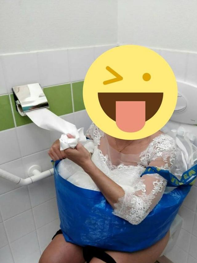 画像: イケアの「青バッグ」がある意味花嫁の必需品に大変身