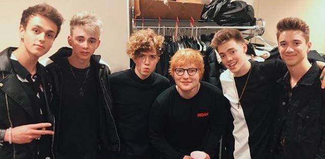 画像: エド・シーランは以前からホワイ・ドント・ウィーの活動を追っていたという。©Why Don't We/Instagram