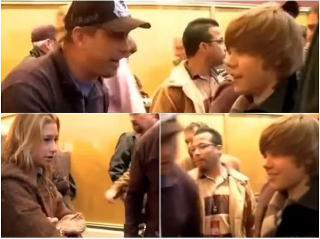 画像: 出会った瞬間をとらえた 映像 より。2016年にVineでこの映像が公開されると、ジャスティンは「ハハ、最高」とツイートしていた。©Vine