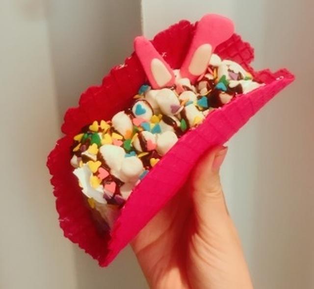 画像2: アメリカで人気の「アイスクリームタコス」が東京上陸