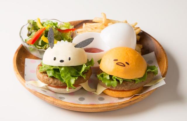 画像1: ポチャッコ×ぐでたまが初コラボ!ハンバーガーやパフェに