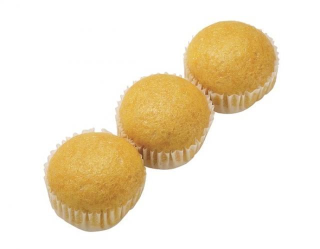 画像: VLむしケーキ(バナナ)3個入 本体価格100円(税込108円)※関東エリア限定販売