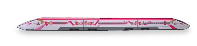 画像1: ハローキティ新幹線バームクーヘンが発売、長さ約50cm!