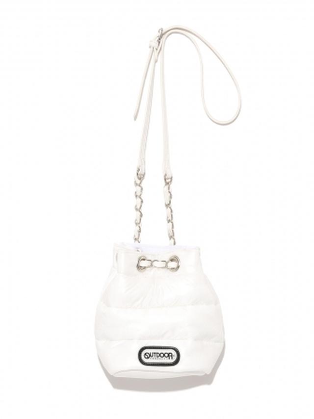 画像: ドロストショルダーバッグ※限定カラー(WHT) ¥10,400+tax