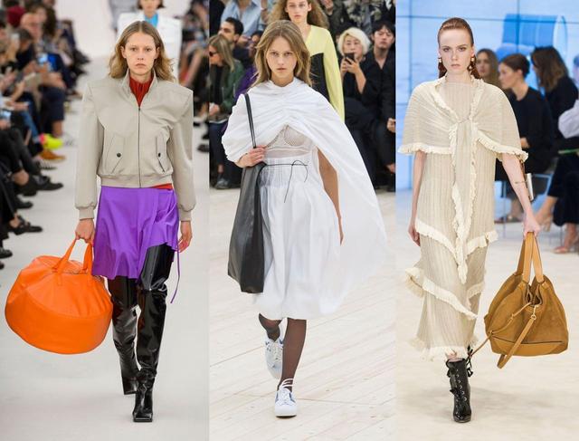 画像: 左からBalenciaga(バレンシアガ)、Celine(セリーヌ)、Loewe(ロエベ)。