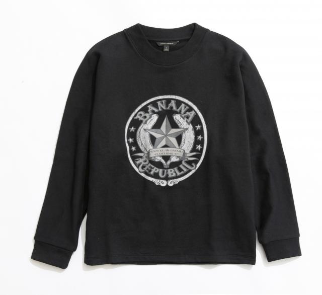 画像: ヘリテージ・サファリスウェットシャツ<ウィメンズ>ブラック(バナナスター)/8,900円(税込)