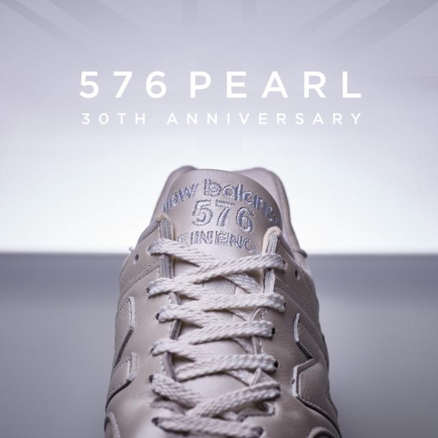 画像1: ニューバランス、真珠をイメージしたスニーカー「576 PEARL」発売