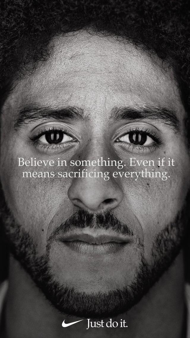 画像: ©Nike, Colin Kaepernick/Twitter