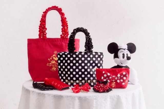 画像1: ミニーマウスがおしゃれなドットに!Maison de FLEURとコラボしたMinnie Dots