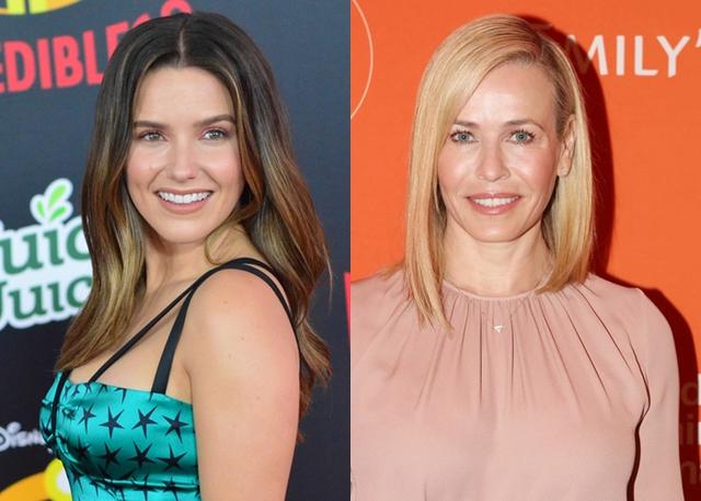 画像: 女優のソフィア・ブッシュ、司会者のチェルシー・ハンドラー。