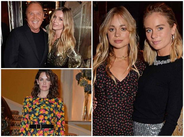 画像: 左上より)マイケル・コース&アナベル・ウォーリス、レディ・アメリア・ウィンザー&クレシダ・ボナス、ルース・ウィルソン