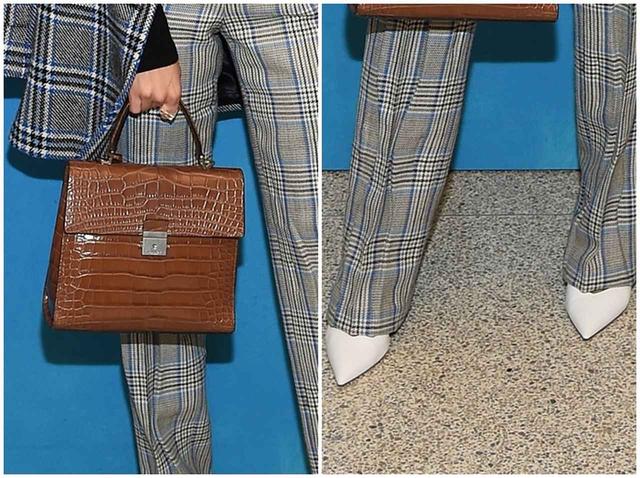 画像2: ソフィア・カーソン、マイケル・コース コレクションのチェックアイテムの着こなしに注目