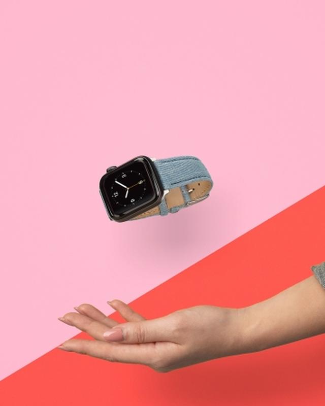 画像1: ケースティファイ、Apple Watch対応のデニムバンド発売