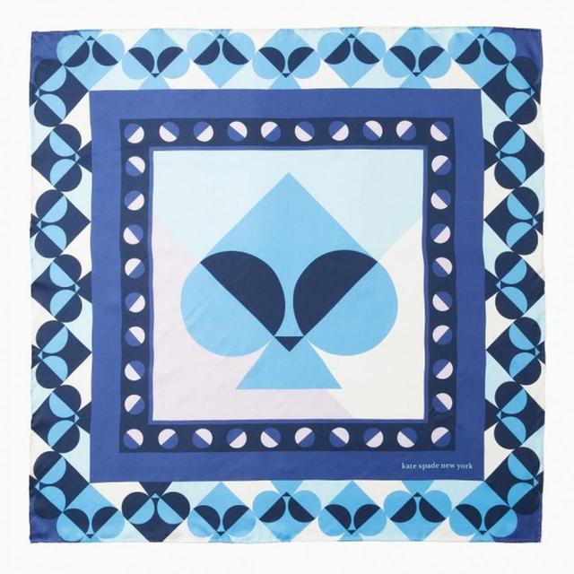 画像: geospade spade square scarf in blue 12,000円 (税抜)