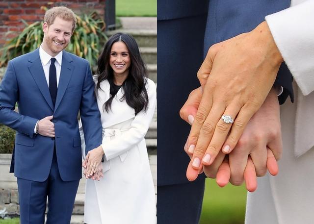 画像: メーガン妃の婚約指輪のデザインはヘンリー王子自らが担当。中央にある大きなダイヤモンドは、ヘンリー王子が「世界で一番自分らしくいられる場所」と語るボツワナ共和国からのもの。
