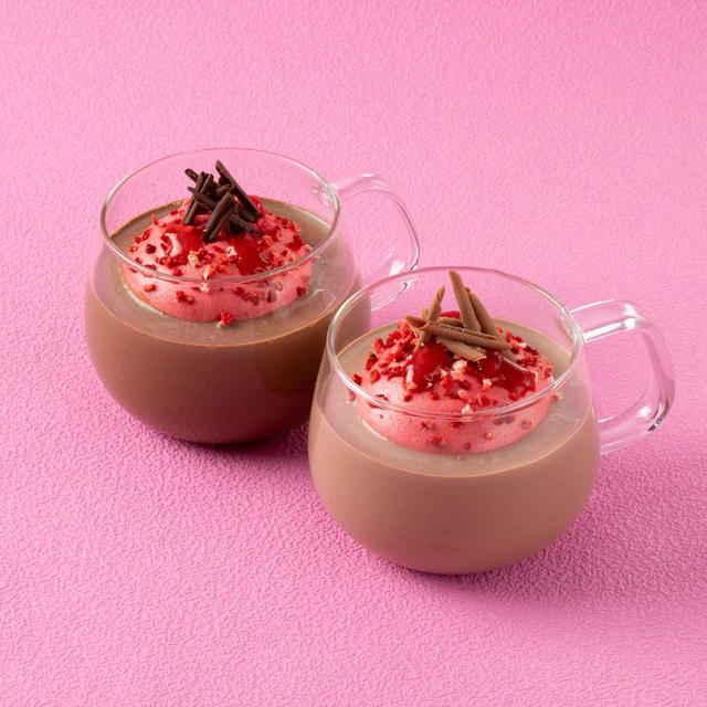 画像2: リンツの新作、ストロベリーマシュマロ ホットチョコレート