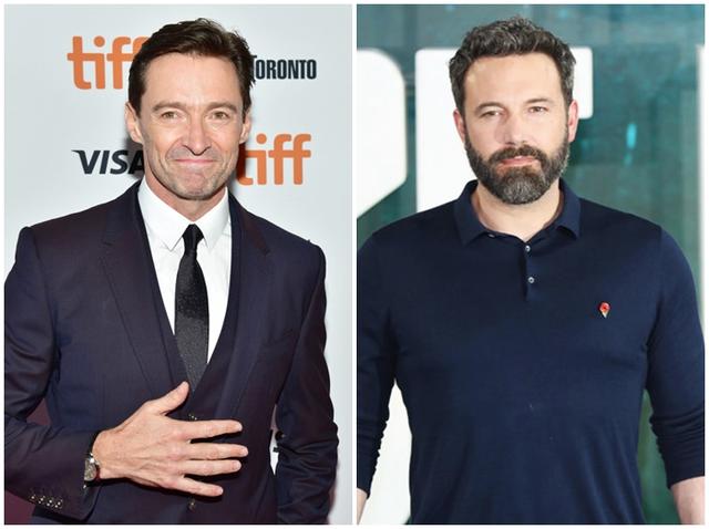 画像: 左:ウルヴァリンを演じたヒュー・ジャックマン、5代目バットマンのベン・アフレック。