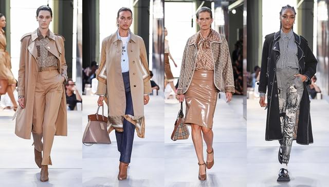 画像: リカルド・ティッシが手がけるBurberryの2019年春夏コレクションより。