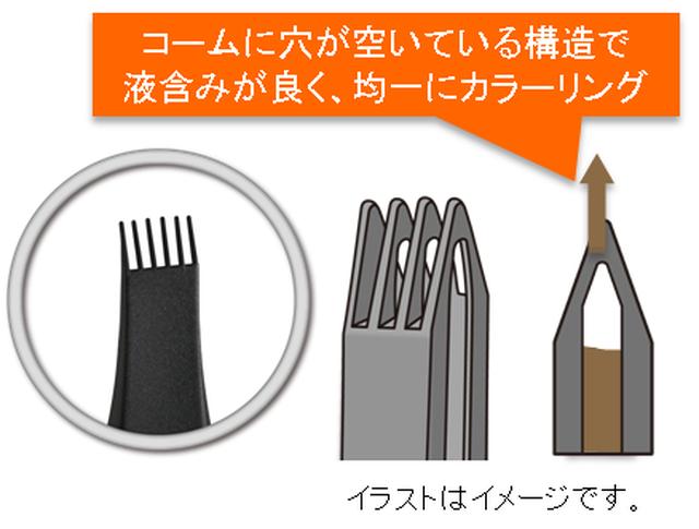 画像2: 描ける眉マスカラ!眉マスカラとペンシル機能が一体化コームに