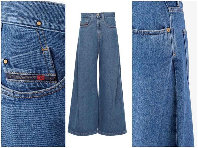 画像: D-IZZER 080AQ Non- Stretch / Clean / Medium blue / High waist / Zip fly ¥32,000