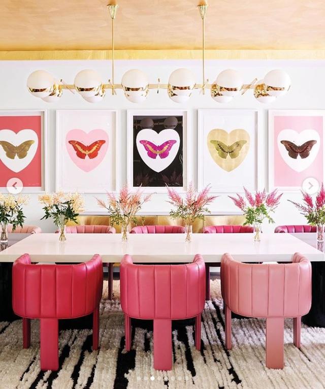画像: ダイニングルーム ©Kylie Jenner/ Instagram