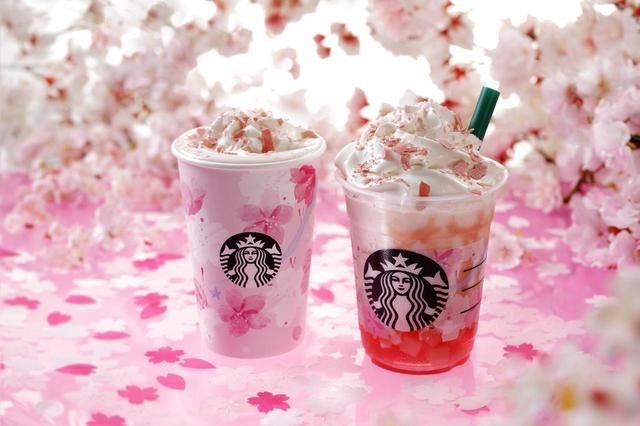 画像: スタバの新作『さくらフル ミルク ラテ』『さくらフル フラペチーノ®』