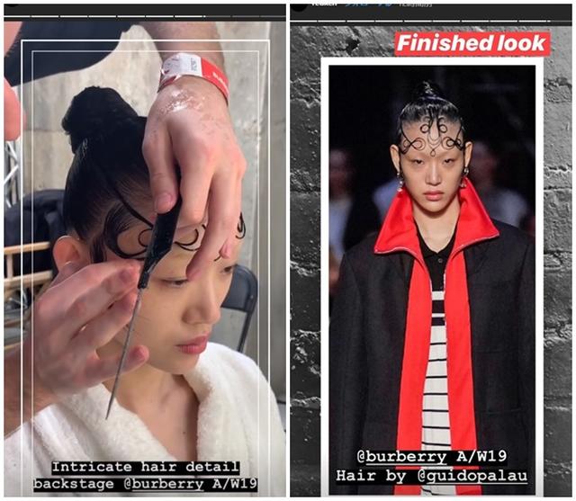 画像: バーバリー、最新コレクションで見せたヘアアレンジの芸術点が100点満点