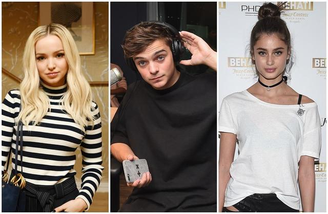 画像: ダヴ・キャメロン(左)、マーティン・ギャリックス(中央)、テイラー・ヒル(右)