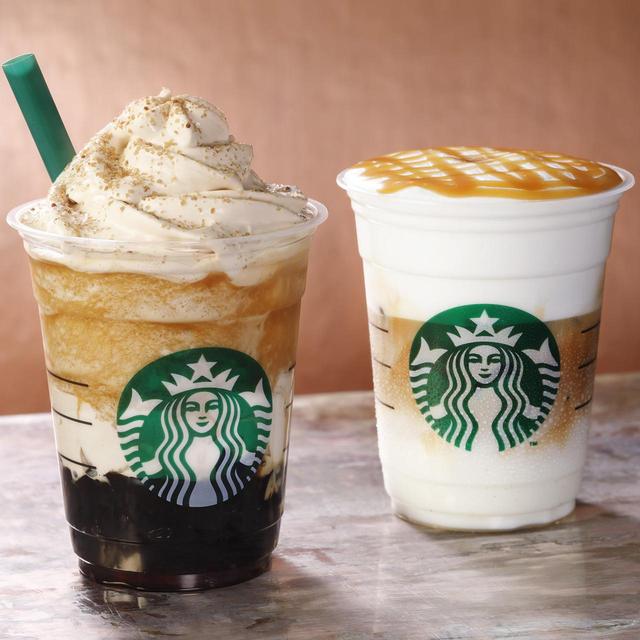 画像: スタバ新作『クラフテッド コーヒー ジェリー フラペチーノ®』&
『ムース フォーム キャラメル マキアート』