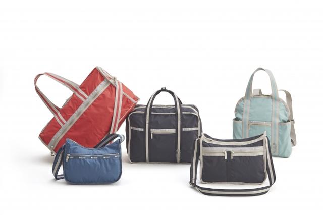 画像: 右から時計回りに ダブル トラブル バックパック:H35×W33×D14cm ¥17,000+tax デラックス エブリディ バッグ:H27×W36×D14cm ¥14,500+tax メッセンジャー バックパック:H30×W39×D17cm ¥19,000+tax クラシック ホーボー:H24×W32×D15cm ¥13,000+tax デラックス ラージ ウィークエンダー:H35×W50×D24cm ¥18,500+tax