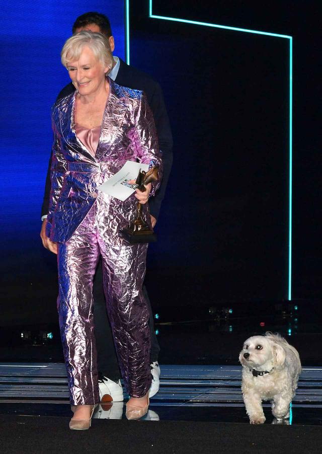 画像3: グレン・クローズの愛犬、授賞式で自由に動き回る姿が可愛すぎる