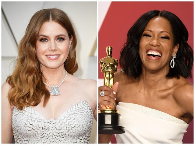 画像: 悲願のオスカー初受賞を逃したエイミー・アダムス(左)と、助演女優賞を受賞した映画『ビール・ストリートの恋人たち』のレジーナ・キング(右)。