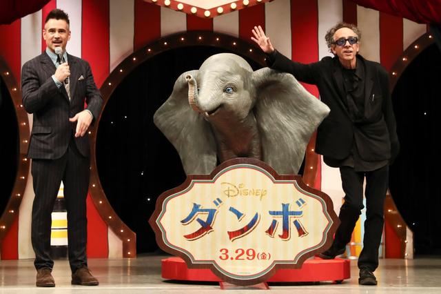画像: ジャパン・プレミアでのコリン・ファレルとティム・バートン監督。コリンは14年ぶり、バートン監督は2年ぶりの来日となった。