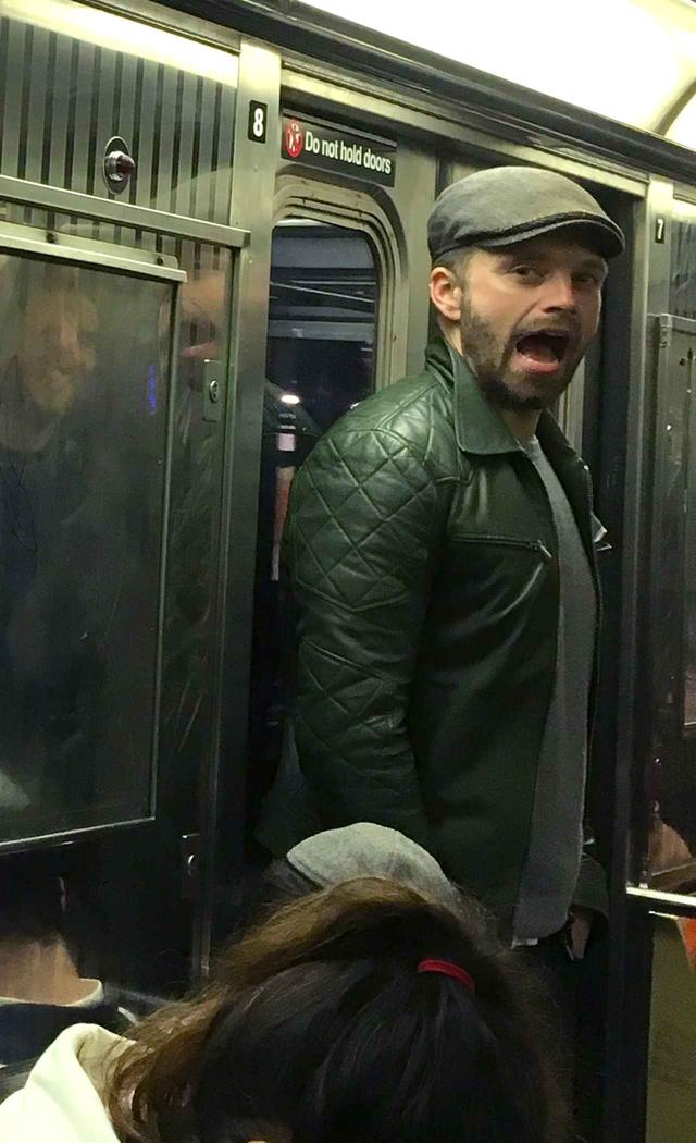 画像4: マーベル俳優が電車に乗っていたら…