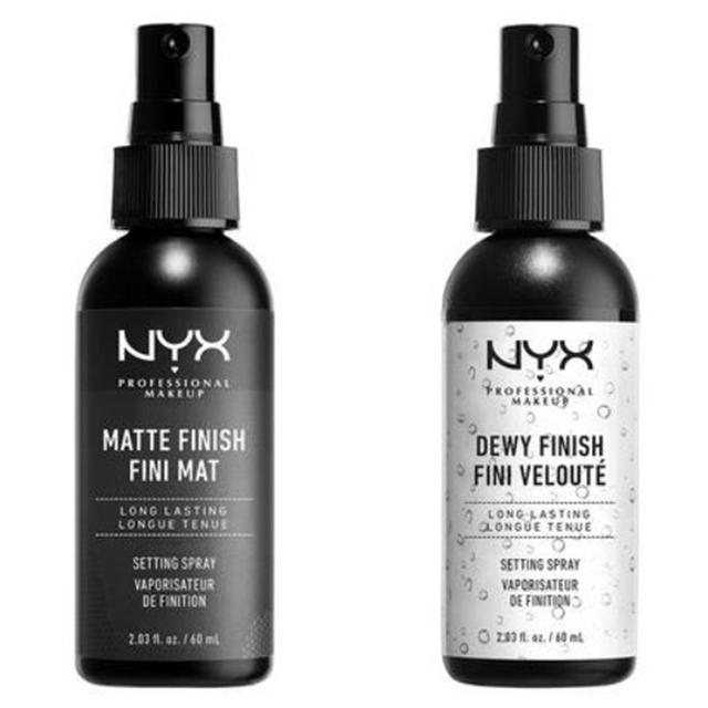 画像: NYX Professional Makeup メイクアップ セッティングスプレー マット(左)/ツヤ(右)1,200円(税抜) ※メーカー小売希望価格