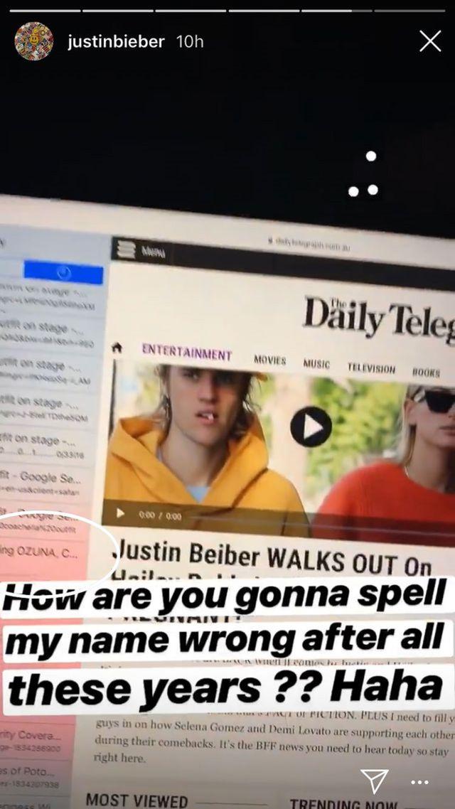 画像: ©Justin Bieber/ Instagram