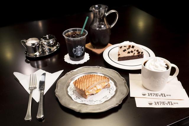 画像: (上段左から時計回り) 『水出し珈琲』 Short ¥330/Tall ¥370/Grande ¥410/Venti® ¥450 『珈琲ゼリーケーキ』 ¥440 『ウィンナー珈琲』 Short ¥340/Tall ¥380/Grande ¥420/Venti® ¥460 『ホットサンド ハムエッグ』 ¥380 ※表示価格は本体価格(税抜価格) ■販売期間:2019年5月15日(水)~2019年6月18日(火) ※『水出し珈琲』は「コールドブリュー コーヒー」として、『ウィンナー珈琲』は「ドリップ コーヒー」にホイップクリームをカスタマイズした商品として、通年販売。 ■取扱店舗:全国のスターバックス店舗(一部店舗を除く)※なくなり次第終了