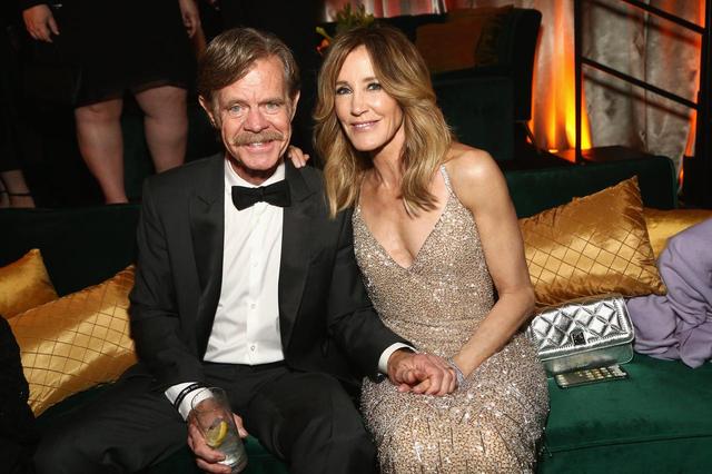 画像: フェリシティと夫で俳優のウィリアム・H・メイシー