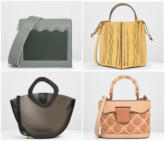 画像: (写真左上から時計まわり)ウィンドウ クロスボディバッグ / Window Crossbody Bag (Moss)¥9,900/ セミシースルー バケツバッグ / Semi See-through Bucket Bag (Yellow)/ ¥8,900(税抜) / ウーブン トップハンドルバッグ / Woven Top Handle Bag (Beige)¥11,900(税抜) / シースルーボウル トップハンドルバッグ / See-through Bowl Top Handle Bag (Black)¥6,500(税抜)