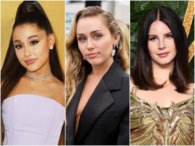 画像: アリアナ・グランデ、マイリー・サイラス、ラナ・デル・レイ