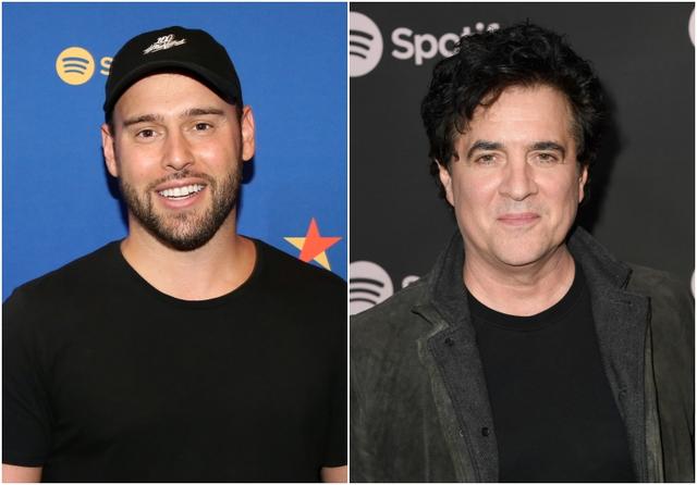 画像: 左から:ジャスティン・ビーバー&スクーター・ブラウン、スコット・ボルチェッタCEO。