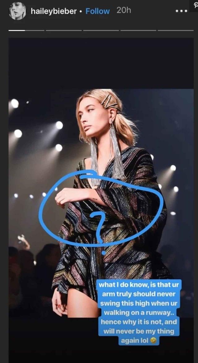 画像2: ヘイリー、ランウェイモデルを引退?