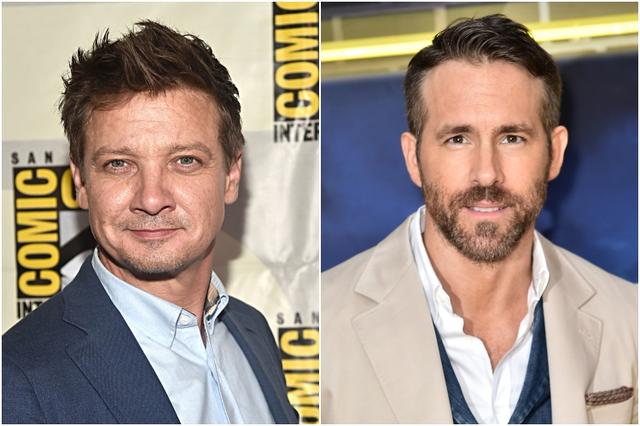 画像: 左:ホークアイを演じるジェレミー・レナ―、右:デッドプールを演じるライアン・レイノルズ