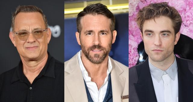 画像: 左から:トム・ハンクス、ライアン・レイノルズ、ロバート・パティンソン