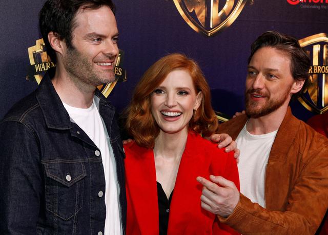 画像: 左から、ビル・ヘイダー、ジェシカ・チャステイン、ジェームズ・マカヴォイ