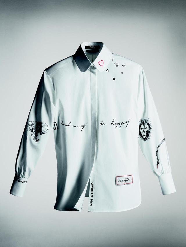 画像: White Shirt_Cara Delevigne_Exclusively Karl.com Farfetch.com