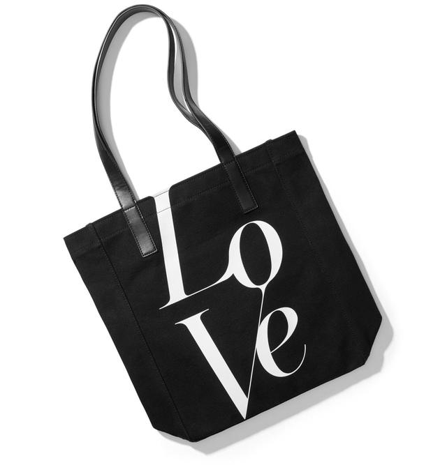 画像: ウォッチ・ハンガー・ストップ LOVE トートバッグ(ラージ) ¥9,000 (税抜) (H18 x W41 xD2cm)